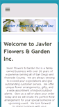 Mobile Screenshot of javierflowersandgarden.com